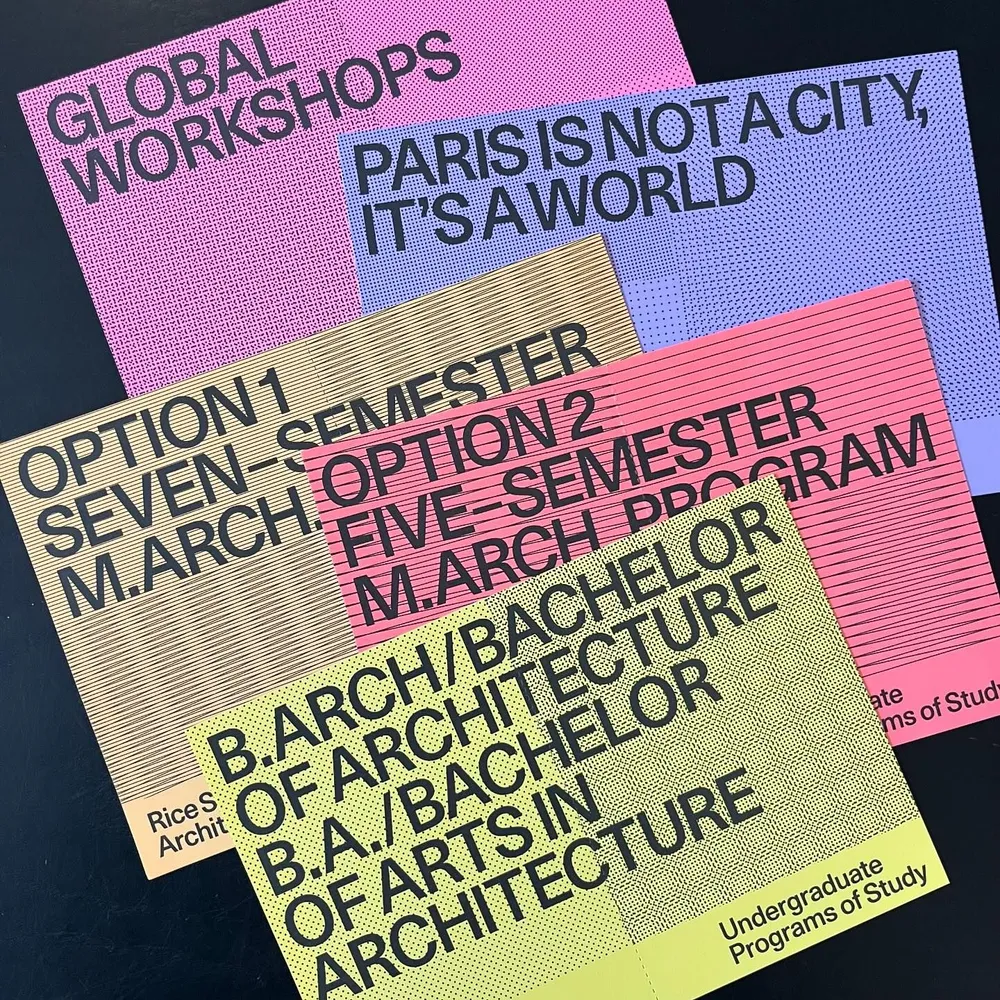 No. 055, printed matter: bold, playful, editorial