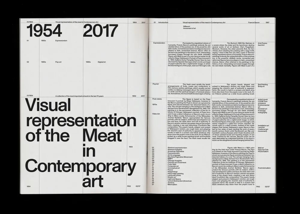No. 130, printed matter: bold, serious, editorial