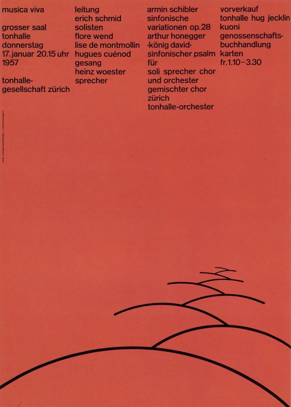 No. 163, poster: quiet, serious, minimal