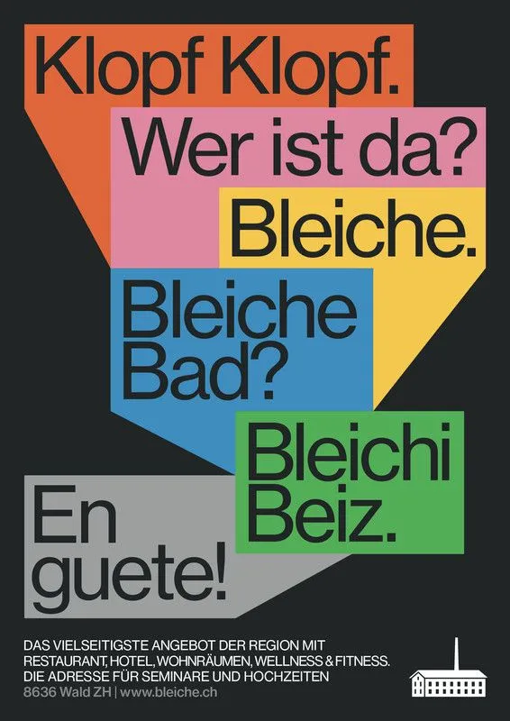No. 190, poster: bold, playful, editorial