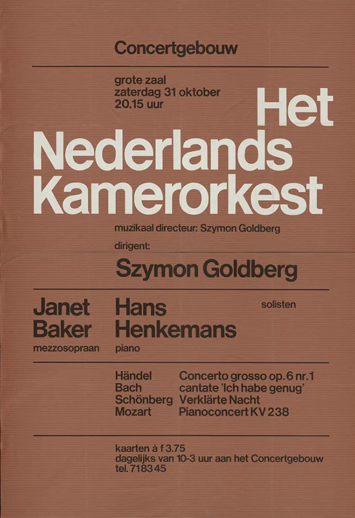 No. 062, poster: bold, editorial, minimal
